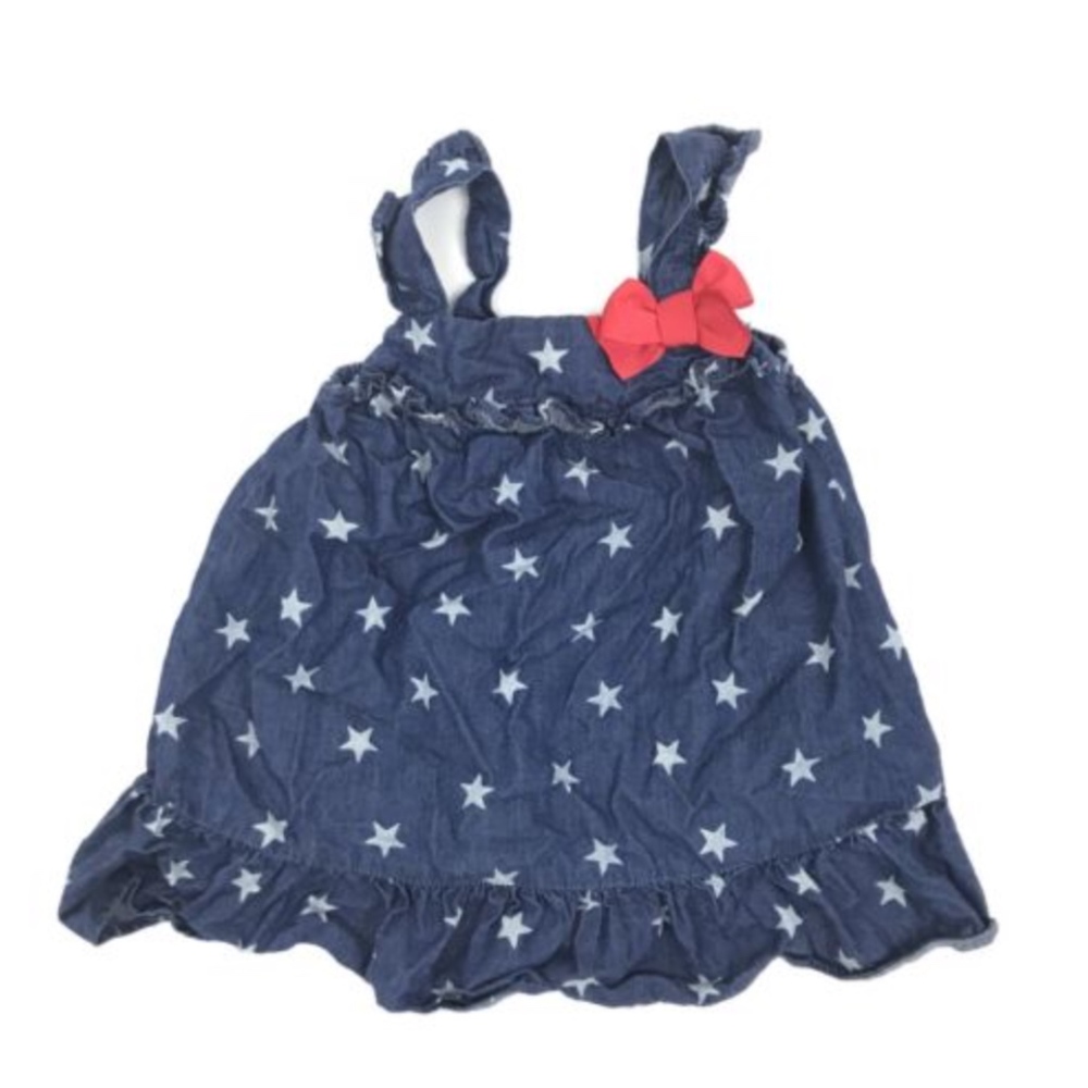 Wonder Kids Girls 4th Of July Red White Blue Dress